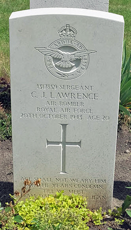 F/O Glynn James Lawrence<br/><br /><br />died July 30th, 1943